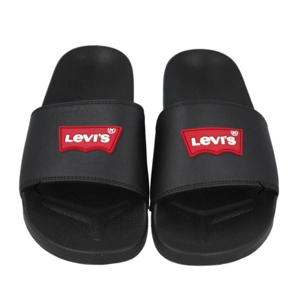 Levi’s Tong Flat Sandals Black Size 12 Men’s Flip Flops Casual Beach Shoes
